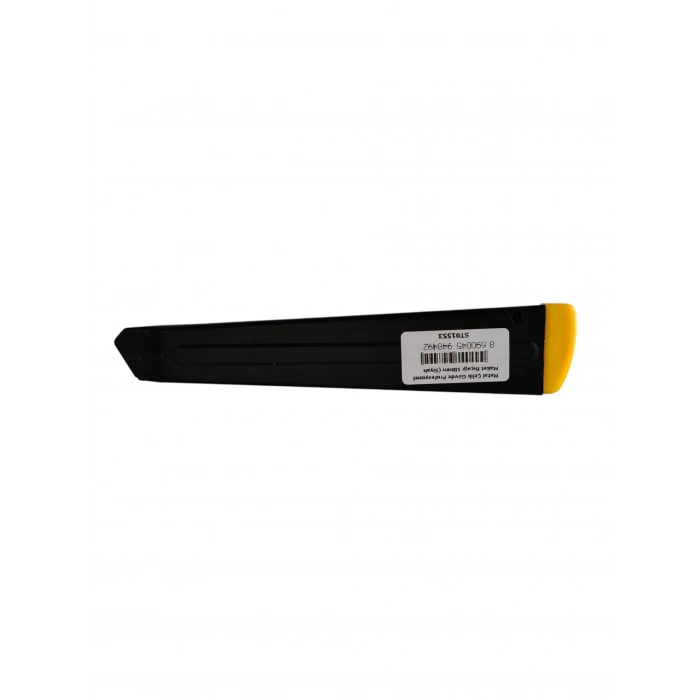 Metal Çelik Gövde Profesyonel Maket Bıçağı 18mm (Siyah Metal Falçata)