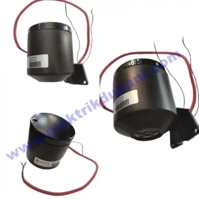 MUCCO Seçilebilir 6 Sesli 85 / 260V AC/DC  Siren Kırmızı