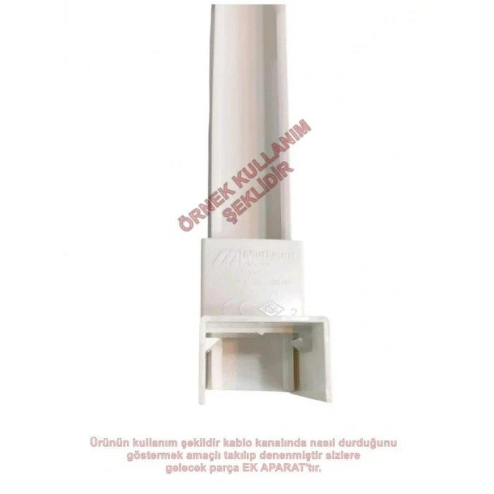 MUTLUSAN 16x16 Kablo Kanalı İÇ Köşe Plastik Beyaz