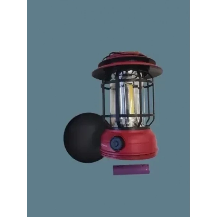 MUTLUSAN Nostalji Solarlı Kamp Feneri 5W Solar+Micro USB Şarjlı