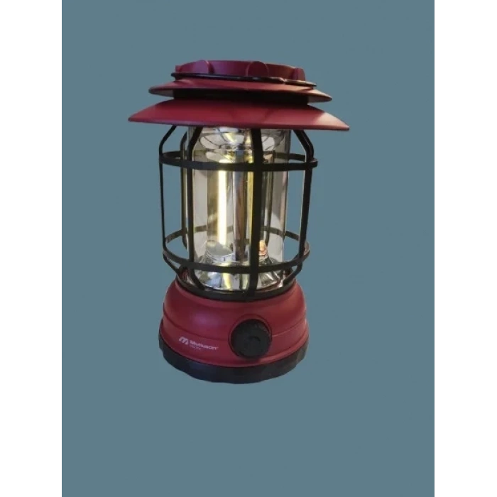 MUTLUSAN Nostalji Solarlı Kamp Feneri 5W Solar+Micro USB Şarjlı