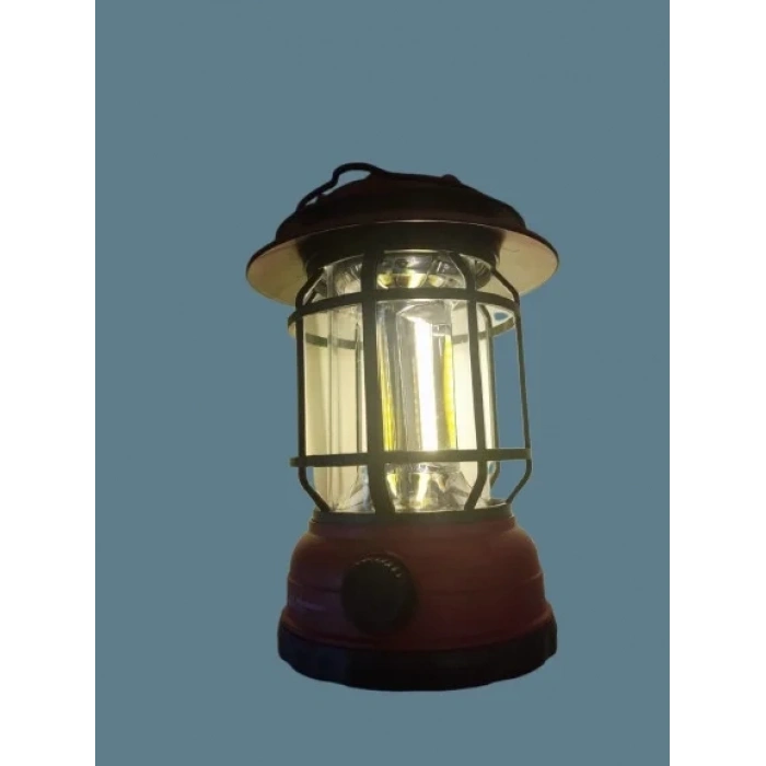 MUTLUSAN Nostalji Solarlı Kamp Feneri 5W Solar+Micro USB Şarjlı