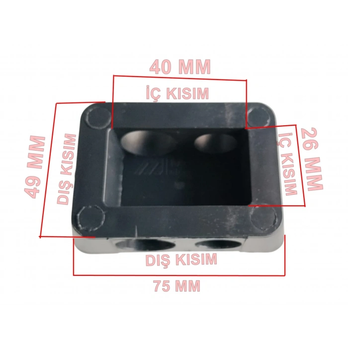 MUTLUSAN Plastik Lamba Takozu (14-18 mm Çıkışlı Plastik Pater)