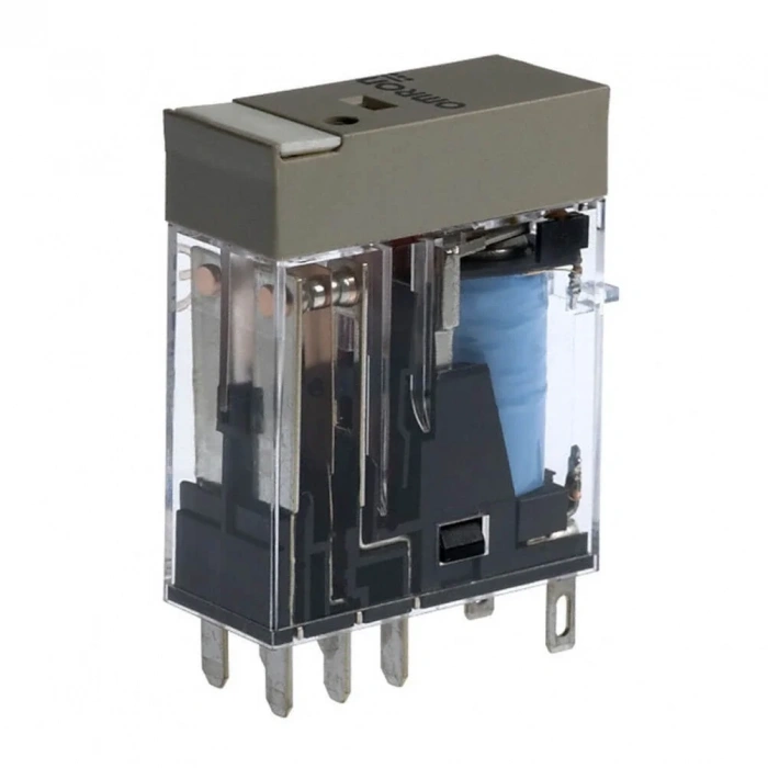 OMRON G2R-2-SN 24v DC 8 Pinli Ledli Röle 2 Açık 2 Kapalı Kontaklı 5 Amper (Bobin 24 Volt Doğru Akım 8 Kalın Soket Ayaklı Role)