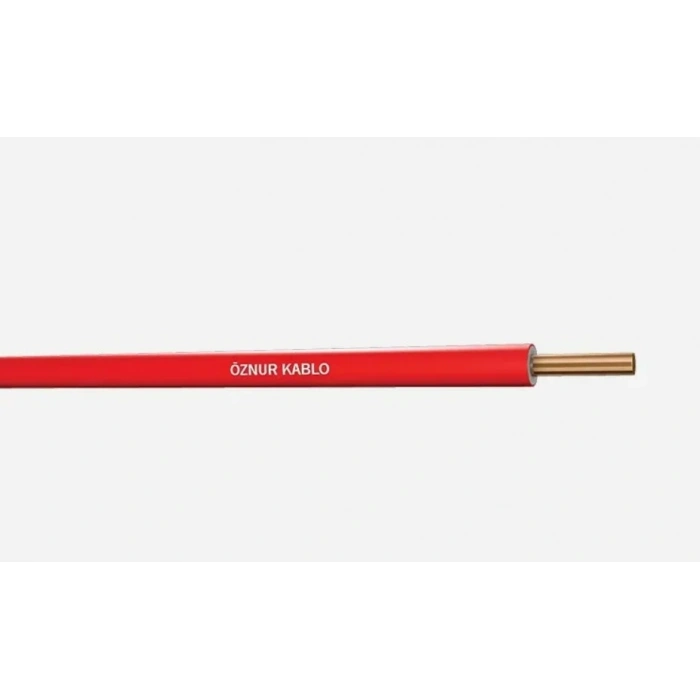 ÖZNUR 10ç mm NYA Kablo KIRMIZI H7V-R 10mm NYAÇ