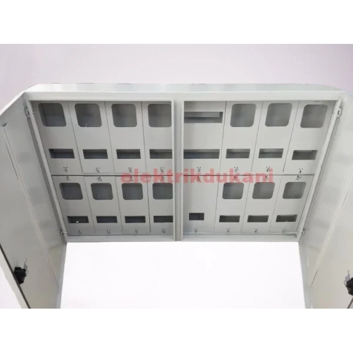 ÖZPA 1064 Sıva Üstü 14 Monafaze Sayaçlı Elektrik Panosu IP40 S. Ü.