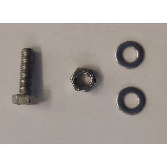 PASLANMAZ METRİK 6 KROM 25MM CİVATA+SOMUN+PUL