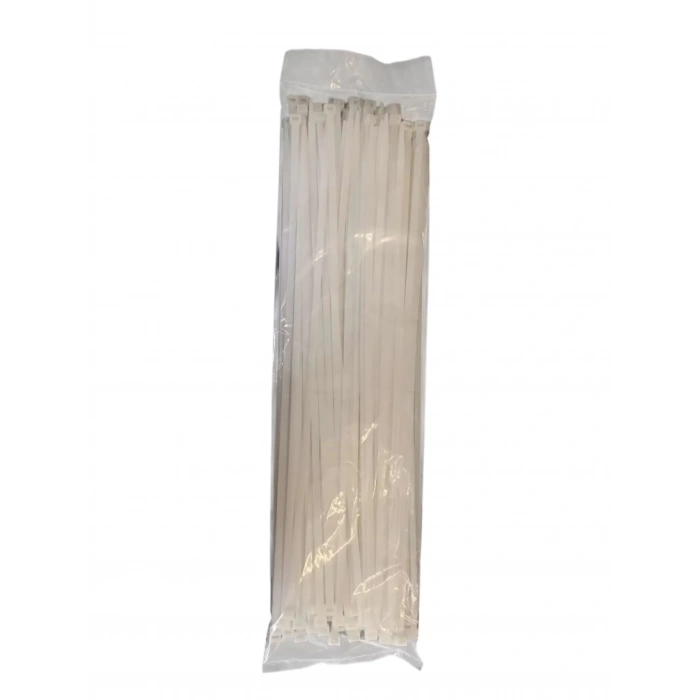 PEMSAN Klips Kablo Bağı 8x550 BEYAZ (100lü Paket) Kablo Cırdı