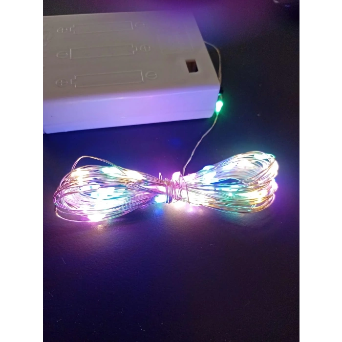 Peri Led RGB 5mt Pilli Süsleme Ledi (5 Metrelik Piller Hariç )