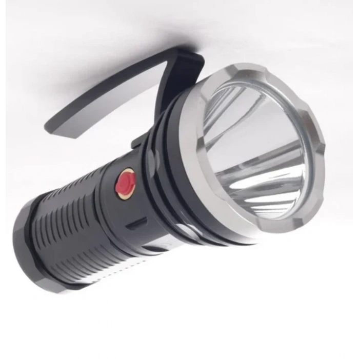 POWERDEX 25W Şarjlı Ledli Profesyonel El Feneri 3.200Lm 3,7vX4 Adet Pil
