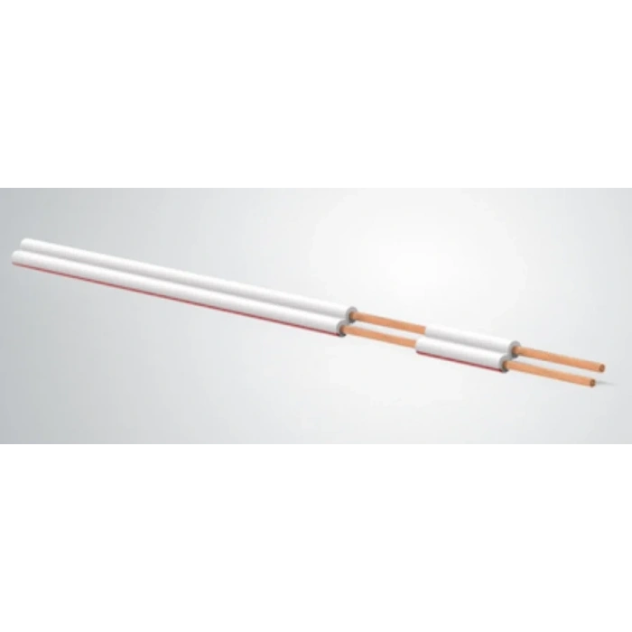 REÇBER 2x0.75mm? Bitişik Yassı BEYAZ Kodlu Kordon Kablo