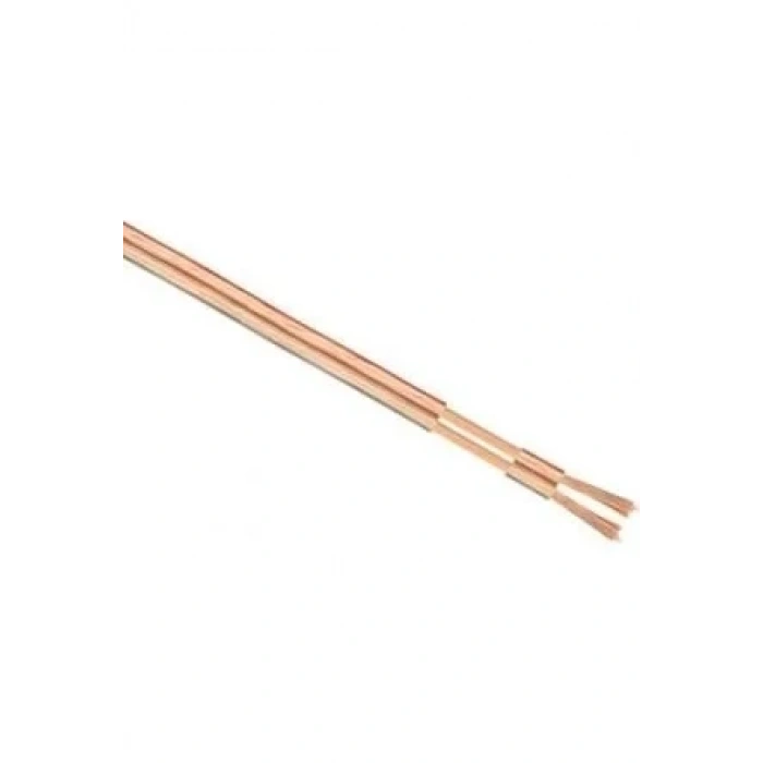 REÇBER 2x0.75mm? Bitişik Yassı ŞEFFAF Kodlu Kordon Kablo