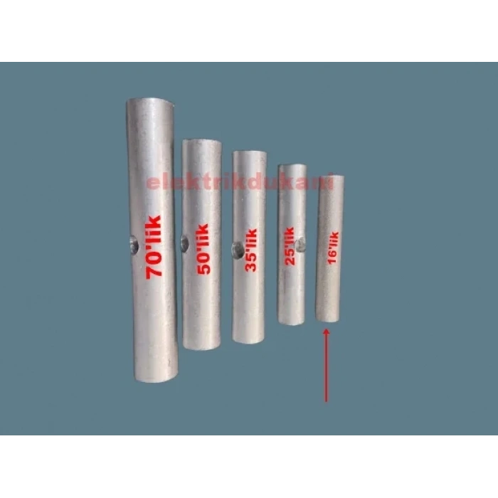 ŞAFAK 25mm2 25lik Sıkmalı Alüminyum EK Mufu