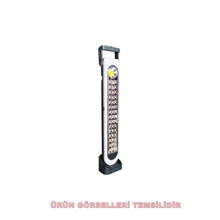 Şarjlı Işıldak 45w 45 Smd +1 Cob Power Ledli Solar Şarjlı Micro Şarj Girişli