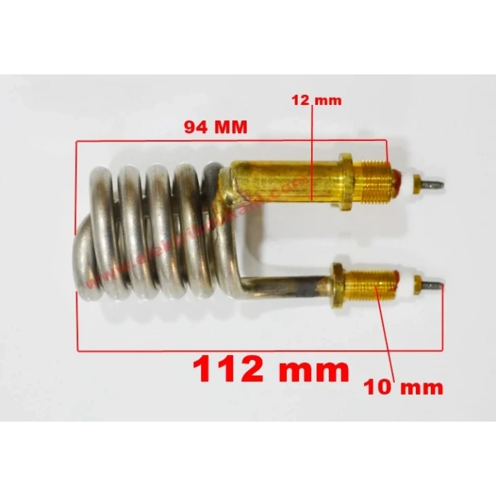 SICAK MUSLUK 3Kw Musluk Şofben Rezistansı  (Eski Tip) 3000 Watt 220 Volt