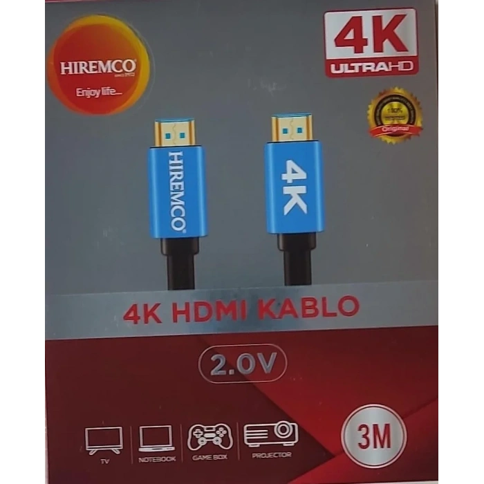 TECHNOZİ HDMI Kablo 3mt 4K 2.0V Ultra HD (3 Metre Kaliteli Playstation HDM Kablo)