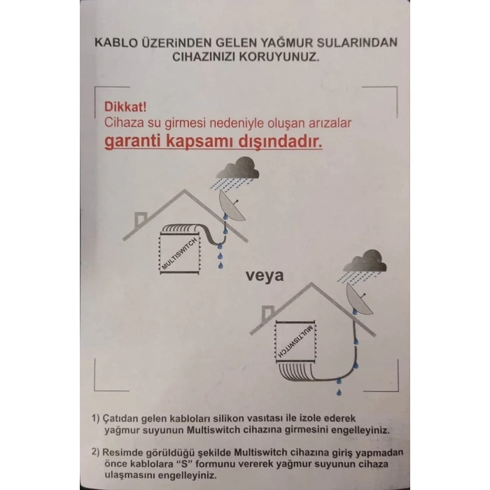 TELETEK 16 Çıkışlı Üniversal Multi Switch Hybrid Uydu Santrali Sonlu & Kaskatlı Kullanılabilir