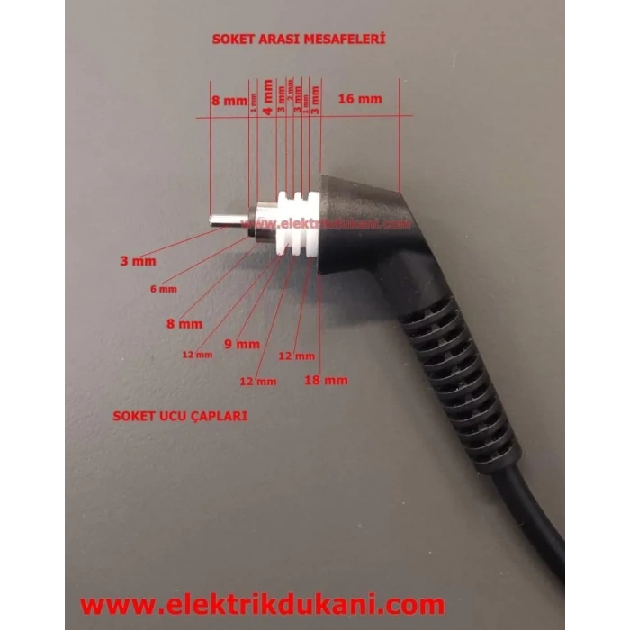 Tip-5 Saç Düzleştirici Güç Kablosu Saç Maşası Tip 5