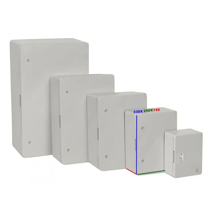 TONGÜN 330x250x140mm Taban Saclı ABS Plastik Pano (Boş)