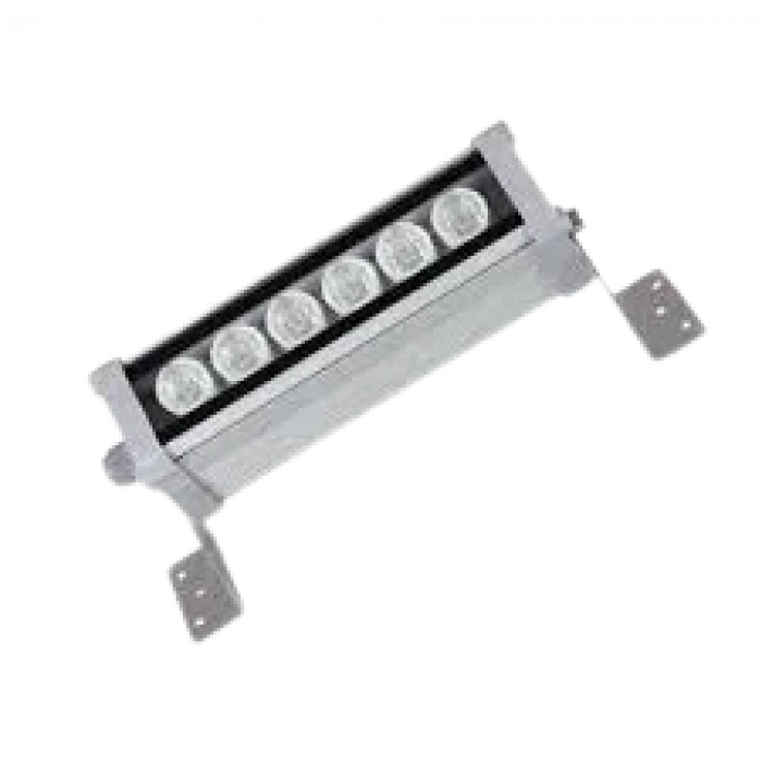 YCL WALLWASHER 6X1W 6W 20CM YEŞİL