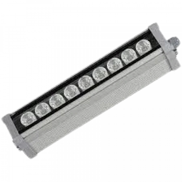 YCL WALLWASHER 9X1W 9W 30CM KIRMIZI