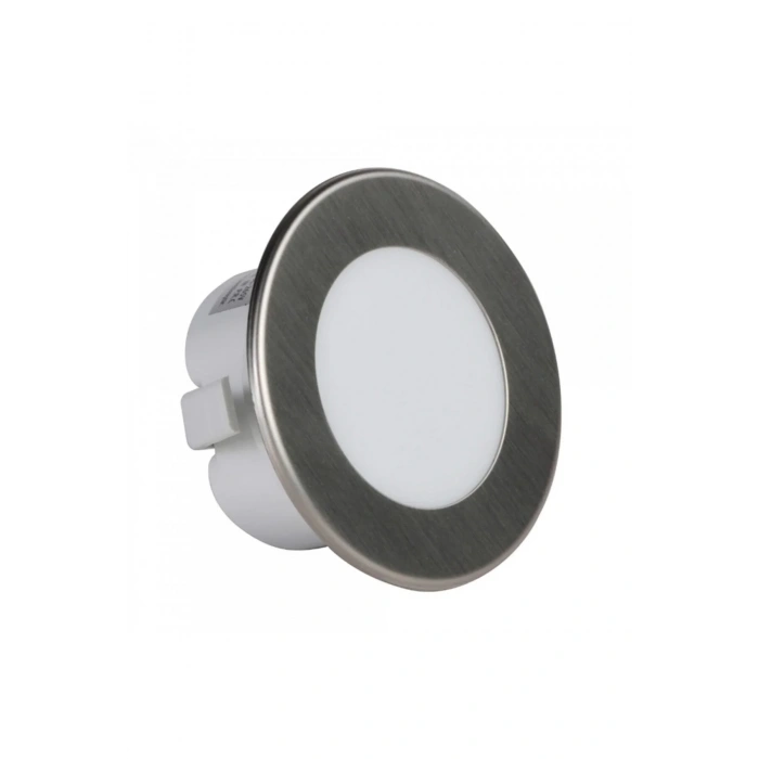 YCL YUVARLAK KROM LED SPOT 1,5W GÜN IŞIĞI RADAR SENSÖRLÜ