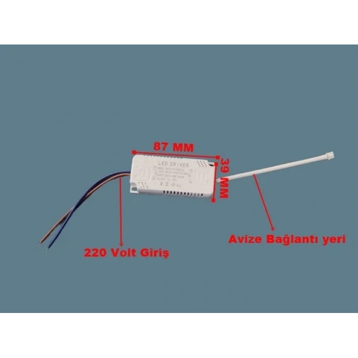 YILDIZ Led Avize Trafosu DC 120-200v 40-60w x 2 İki Modlu (60 Watt Çift Çıkışlı)