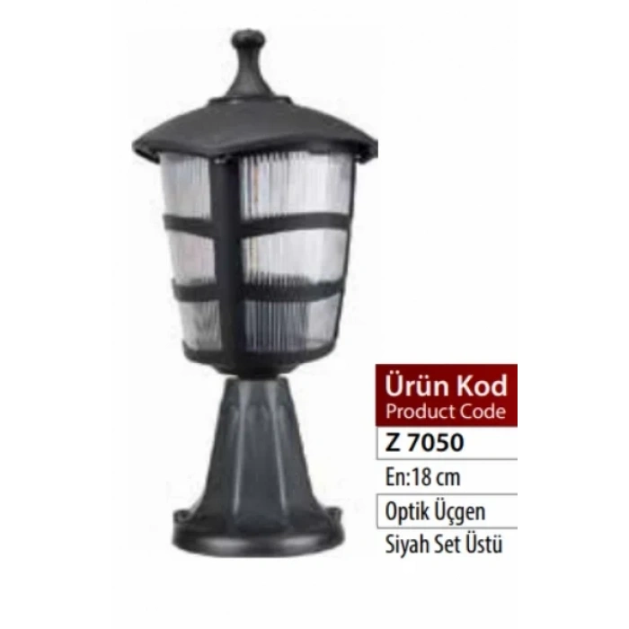 ZERPA ÜÇGEN SET ÜSTÜ ARMATÜR SİYAH
