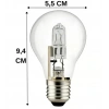 100w E-27 Halojen Normal Şeffaf Ampul 220v 100 Watt 2800k (Halogen Isı Ampulu)