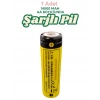 14500 3.7v Başlı Şarjlı Pil Li-On 800mAh (2.96wh AA Normal Kalem Pil Boyutunda)
