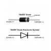 1N4007 Diyot Saç Kurutma Elektronik Kart Diyotu 1000v 1A