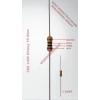 75K 1/4w Direnç 75 ohm Audio Görüntülü Sistem ve Duman Sensörü Sonlandırma Direnci