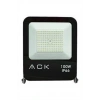 ACK 100w Led Projektör BEYAZ Işık 6500k 10.740lm 220 Volt IP66