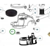 ARNİCA Bora Elektrikli Süpürge Motor Yuvası Hava Giriş Contası (Bora 4000 3000 5000 7000 Model İçin)