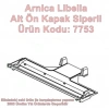 ARNİCA Libella Fırçalı Turbo Başlık Alt Ön Kapak (Eski Model EP TF Orjinal Yedek Parça)