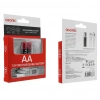 ASONİC 1400mAh 1.5 Volt Şarjlı Kalem Pil AA 2li Pk. Type-C Soketli Kablo İle Şarj Edilebilir