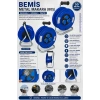 BEMİS Boş Metal Makara 3 Monofaze Prizli 50m 3x2.5mm Kablo Kapasiteli