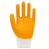 BEYBİ PN7 10/XL Polyester Örme Nitril Yarı Kaplı İş Eldiven 3131X Beyaz/Sarı