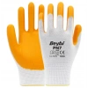 BEYBİ PN7 10/XL Polyester Örme Nitril Yarı Kaplı İş Eldiven 3131X Beyaz/Sarı