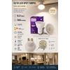 BRAYTRON 6.5w GÜNIŞIĞI GU10 Duylu Çanak Led Spot Ampul 4000k (Starter Duylu) 220 Volt 6.5 Watt