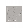 CATA 1,5 W POWER LED YILDIZ SPOT SİYAH 3500K
