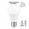 CATA 15w E-27 Radar Sensörlü Led Ampul BEYAZ Işık 6400k 1500lm 220 Volt