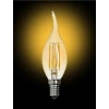 CATA 4w Rustik Led E-14 Ampul Amber Kıvrık Buji Lİnce Duy 220v 320lm