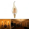 CATA 4w Rustik Led E-14 Ampul Amber Kıvrık Buji Lİnce Duy 220v 320lm