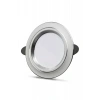 CATA 6W Zebra Beyaz-Krom 3 Renk Led Spot S. A. 6400+4000+3200K Sıva Altı