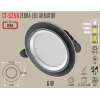 CATA 6W Zebra Siyah-Krom 3 Renk Led Spot S. A. 6400+4000+3200K Sıva Altı 6 Watt 220 Volt