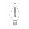 CATA 7w E-14 Rustik GÜNIŞIĞI Led Buji Ampul 3000k 220 Volt 7 Watt