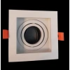 CATA Pars Beyaz Kare Sıva Altı Spot GU-10 Duylu (Ampulsüz)