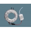 CATA Sim Dekoratif Cam Spot Yuvarlak Kristal Krom 3w Efektli 4000K GU10 (Duy Ampul Hariç)