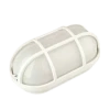 ÇETSAN ZİYA-4 BEYAZ OVAL KAFESLİ GLOP ARMATÜR E-27